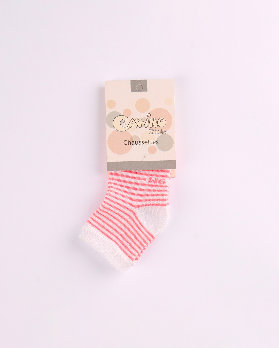 CHAUSSETTE F/G RAYURES CARINO25 T0/36M