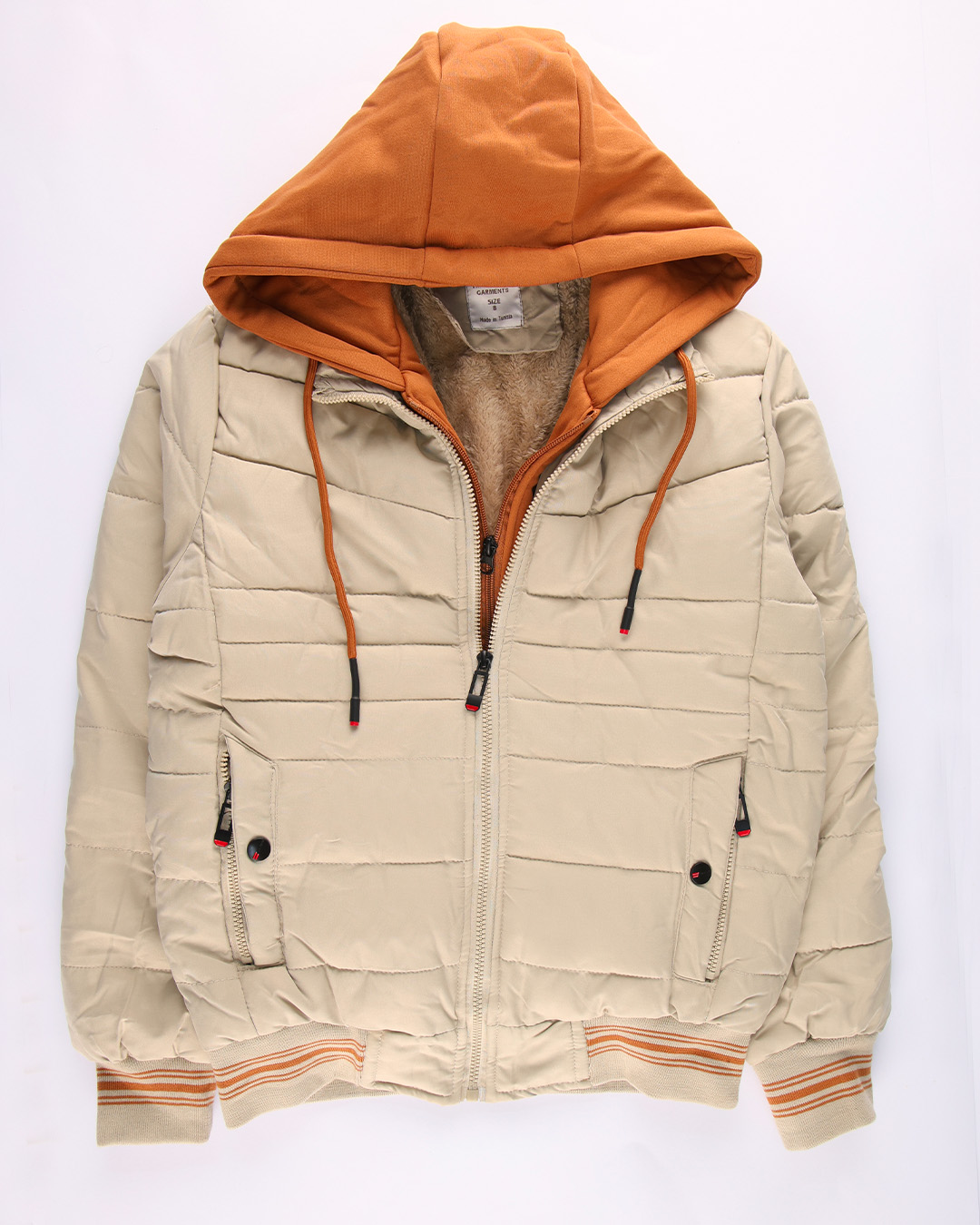 DOUDOUN G AVEC CAPUCHE DOUBLE FERMETURE T8/14A