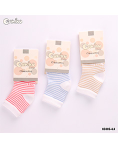 CHAUSSETTE F/G RAYURES CARINO25 T0/36M